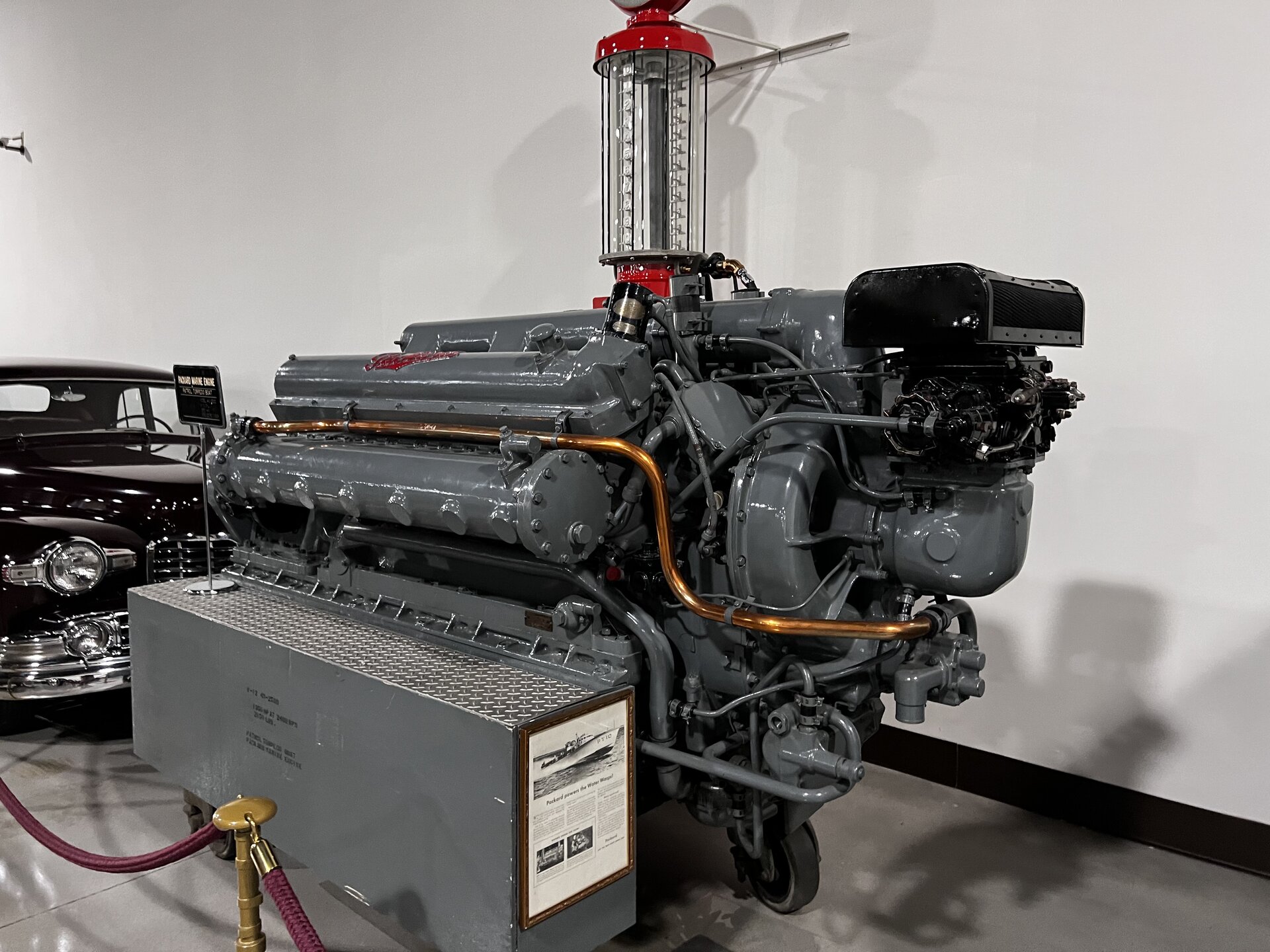 Packard marine engine photographed first-hand by Omar Mukhtar.