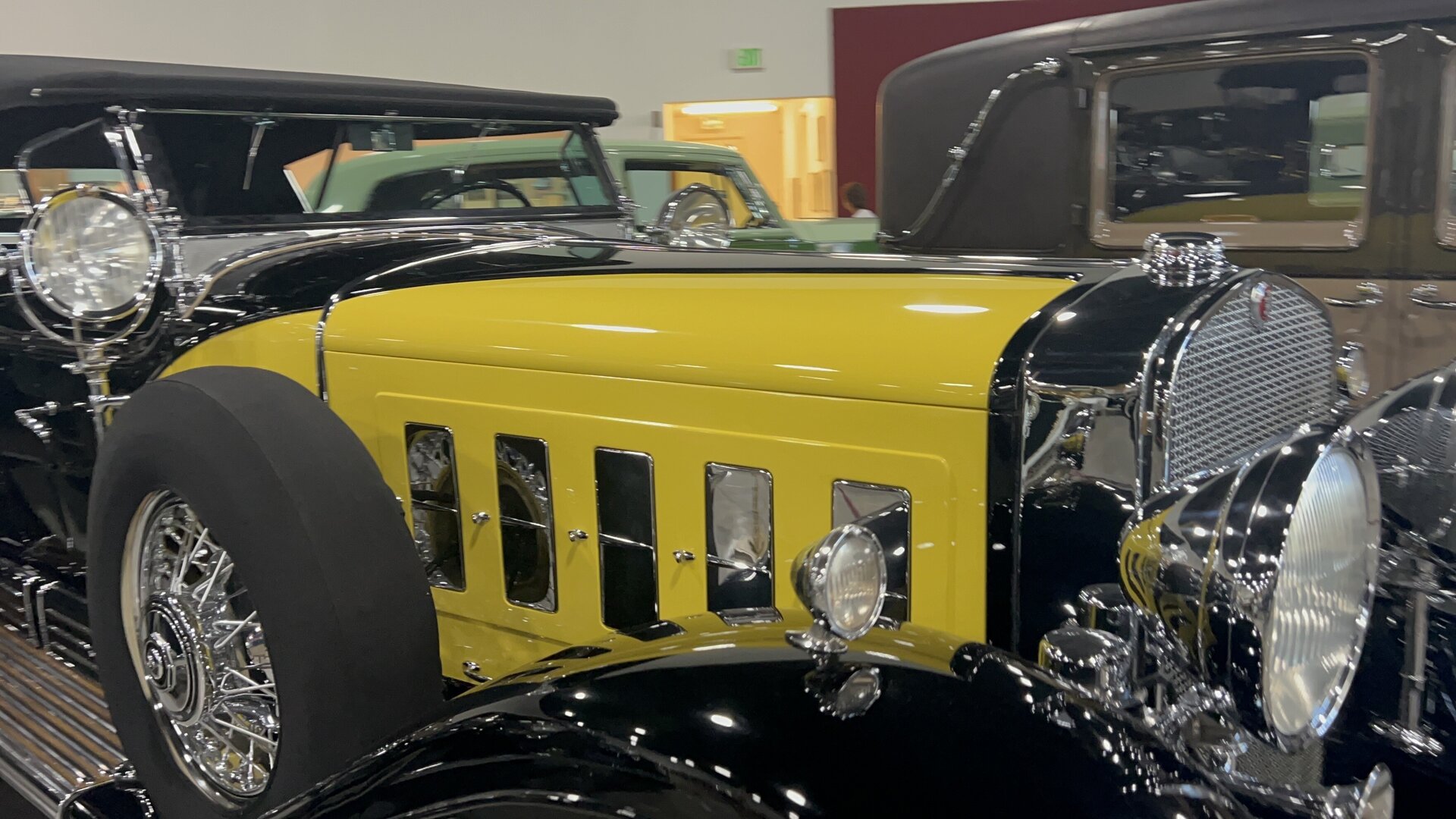 Yellow Cadillac photographed first-hand by Omar Mukhtar.