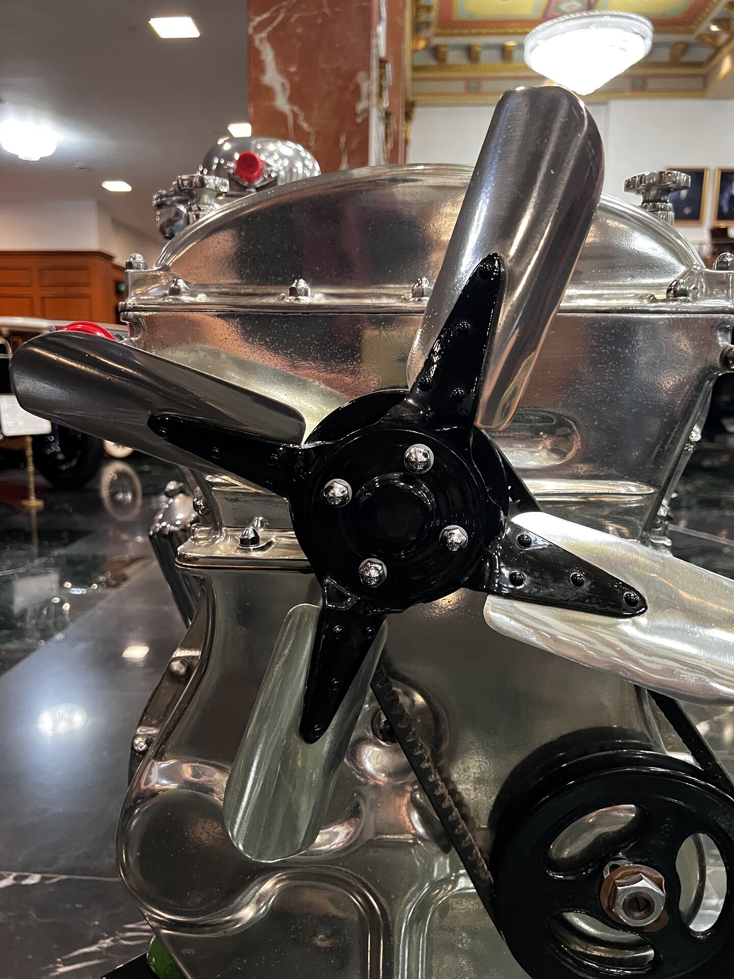 Duesenberg engine photographed first-hand by Omar Mukhtar.