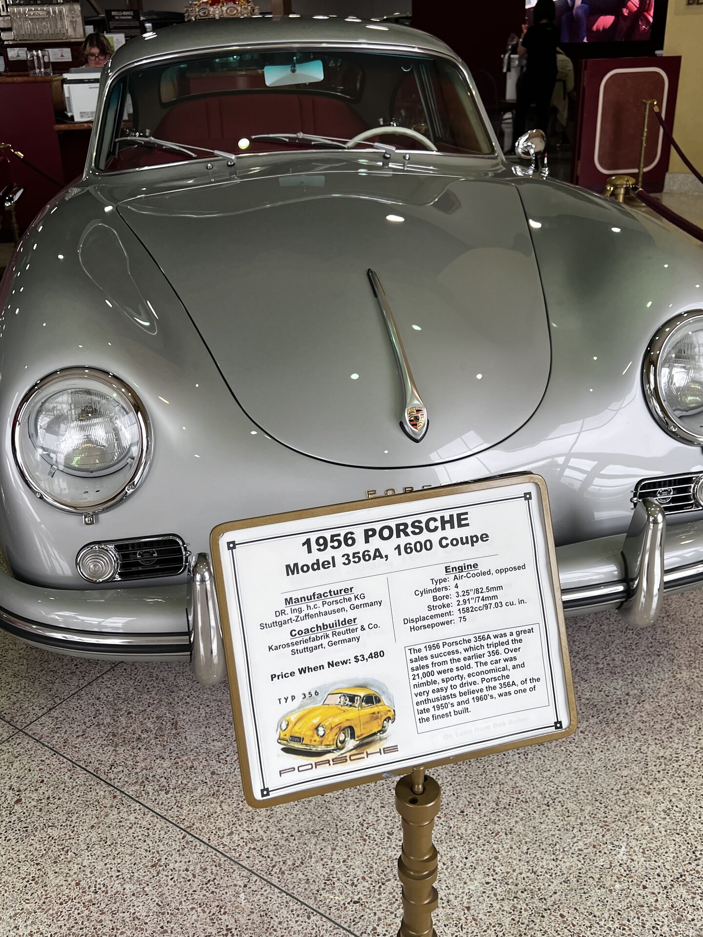 1956 Porsche photographed first-hand by Omar Mukhtar.